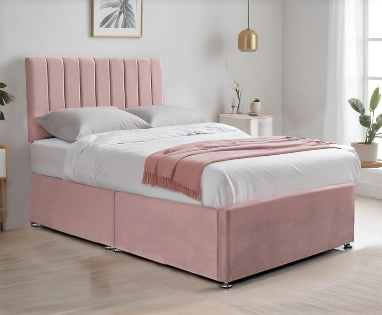 DIVAN BED PANEL LINE HEADBOARD