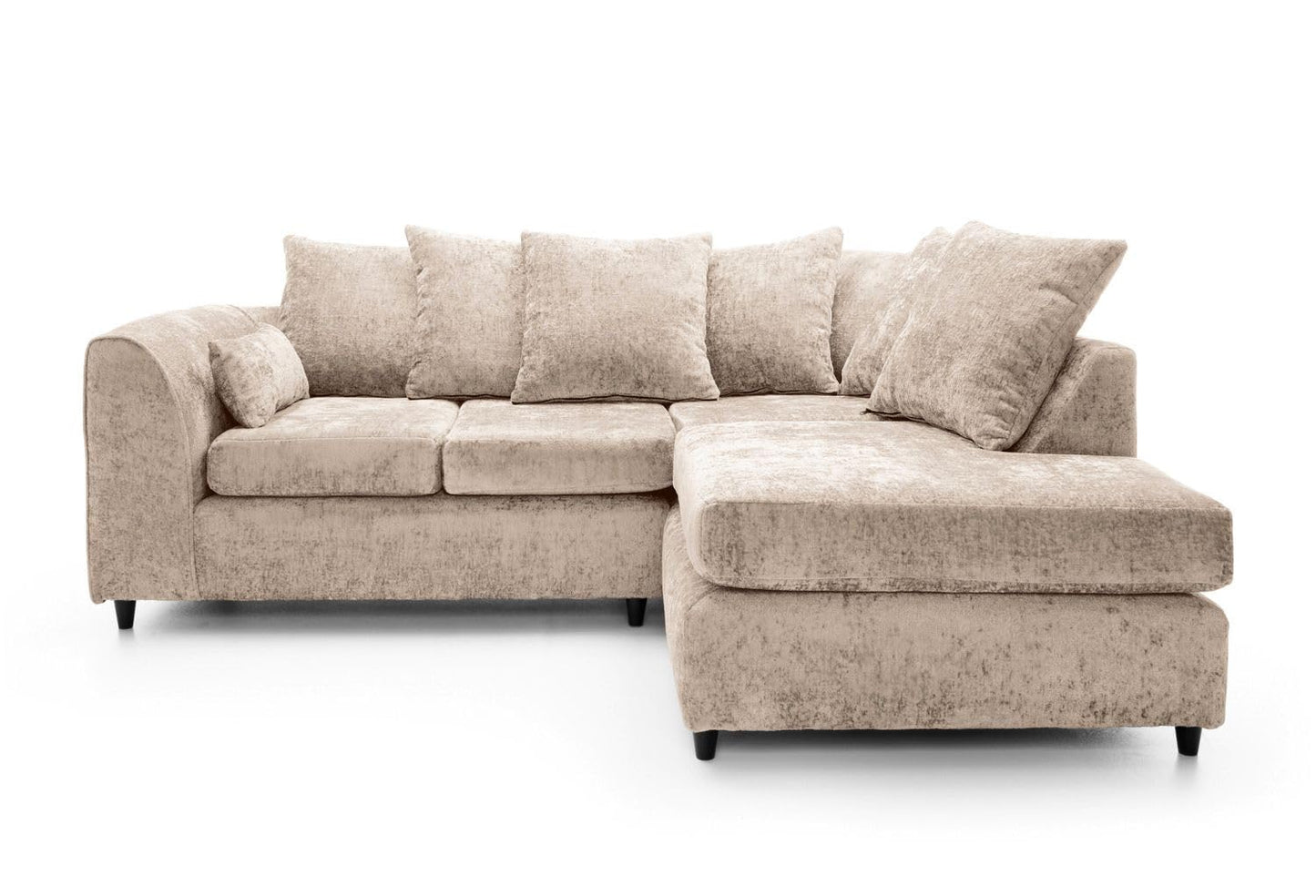 CHENILLE CORNER SOFA