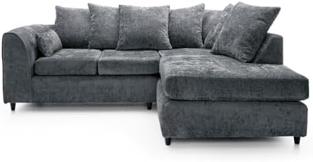 CHENILLE CORNER SOFA