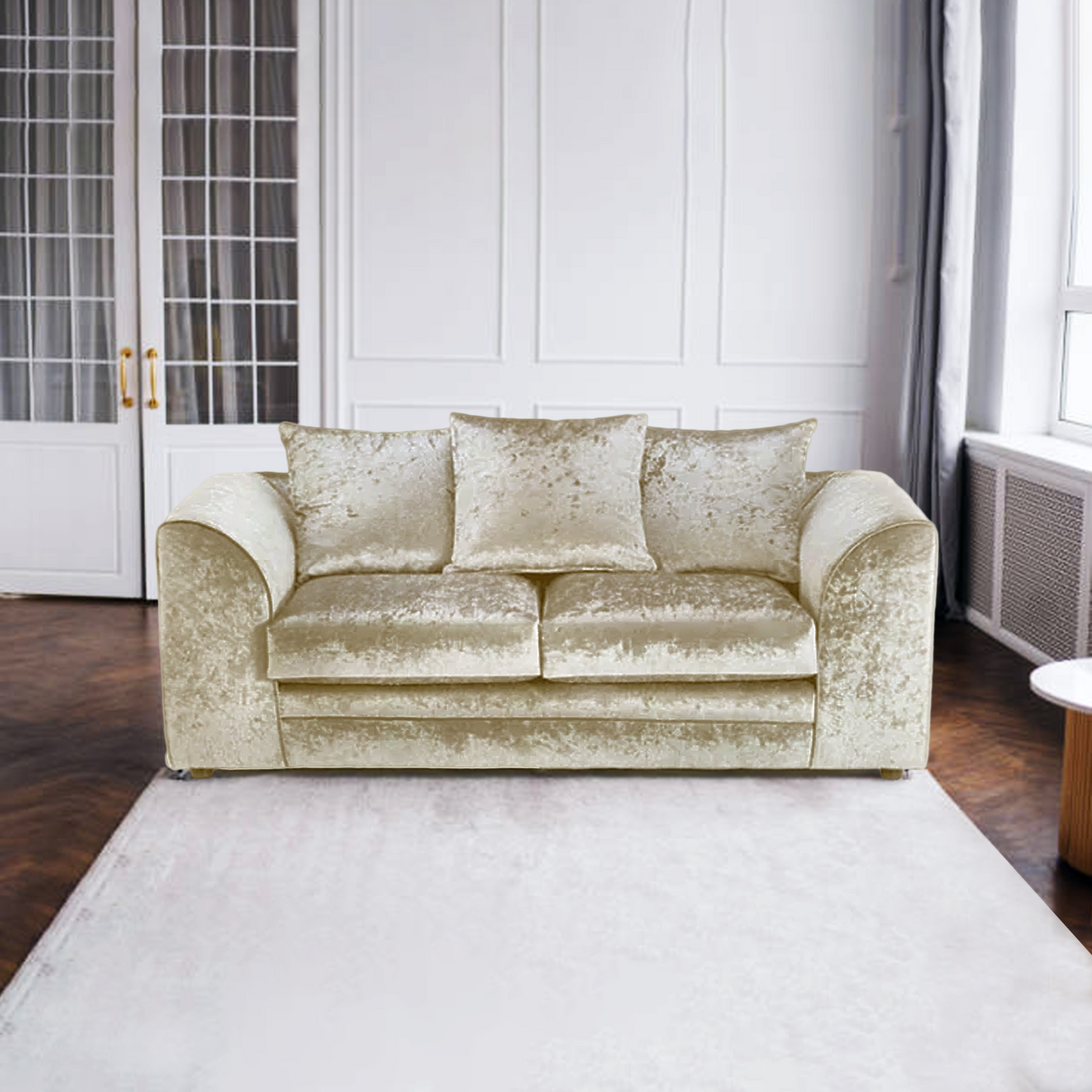 DYLAN CRUSH VELVET 2 SEATER SOFA