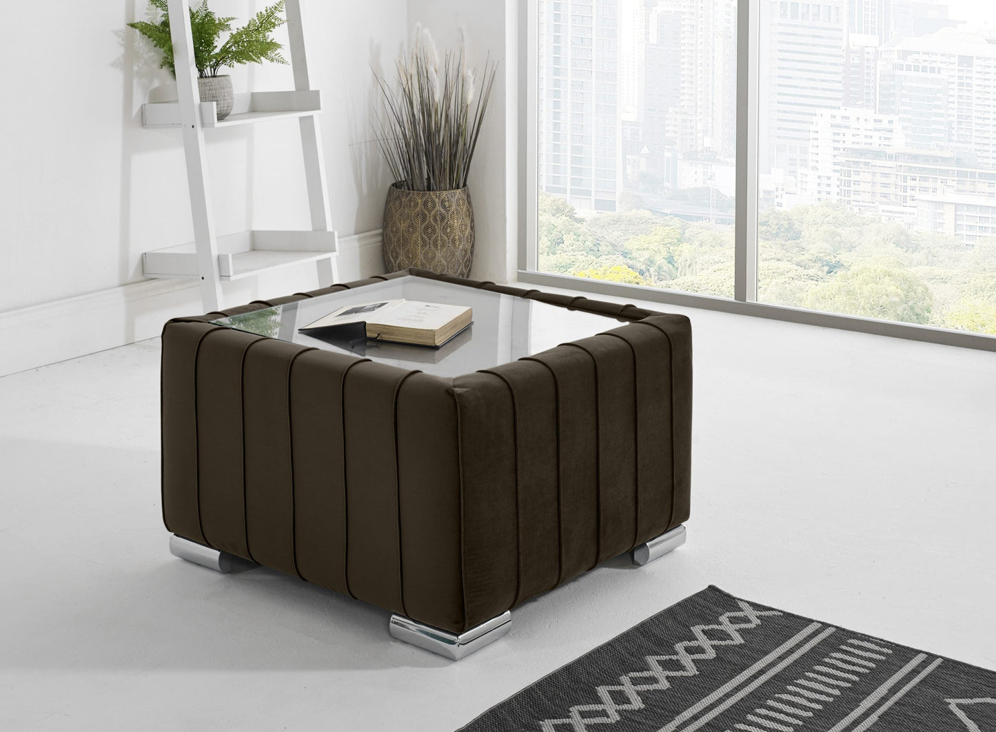 LILLY FULLBACK CORNER SOFA WITH PLUSH CUSHIONS