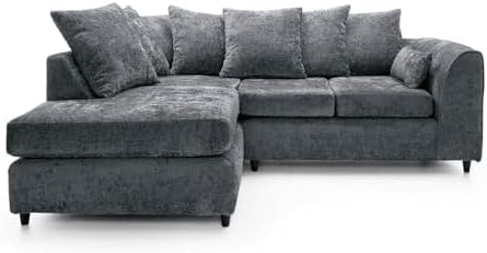 CHENILLE CORNER SOFA